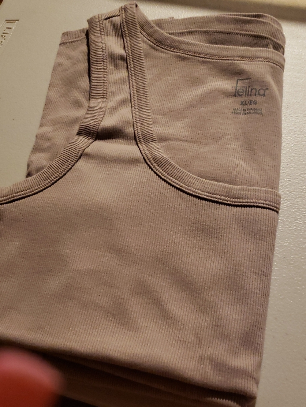 (2) Felina Tank Tops- Tan